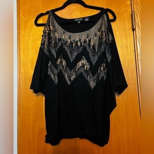 Miss me cold shoulder top